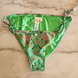 Tory Burch Green Splash Bikini Bottom